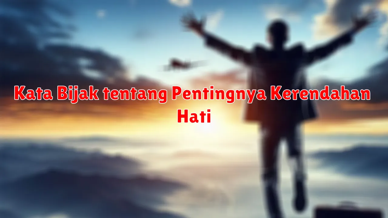Kata Bijak tentang Pentingnya Kerendahan Hati